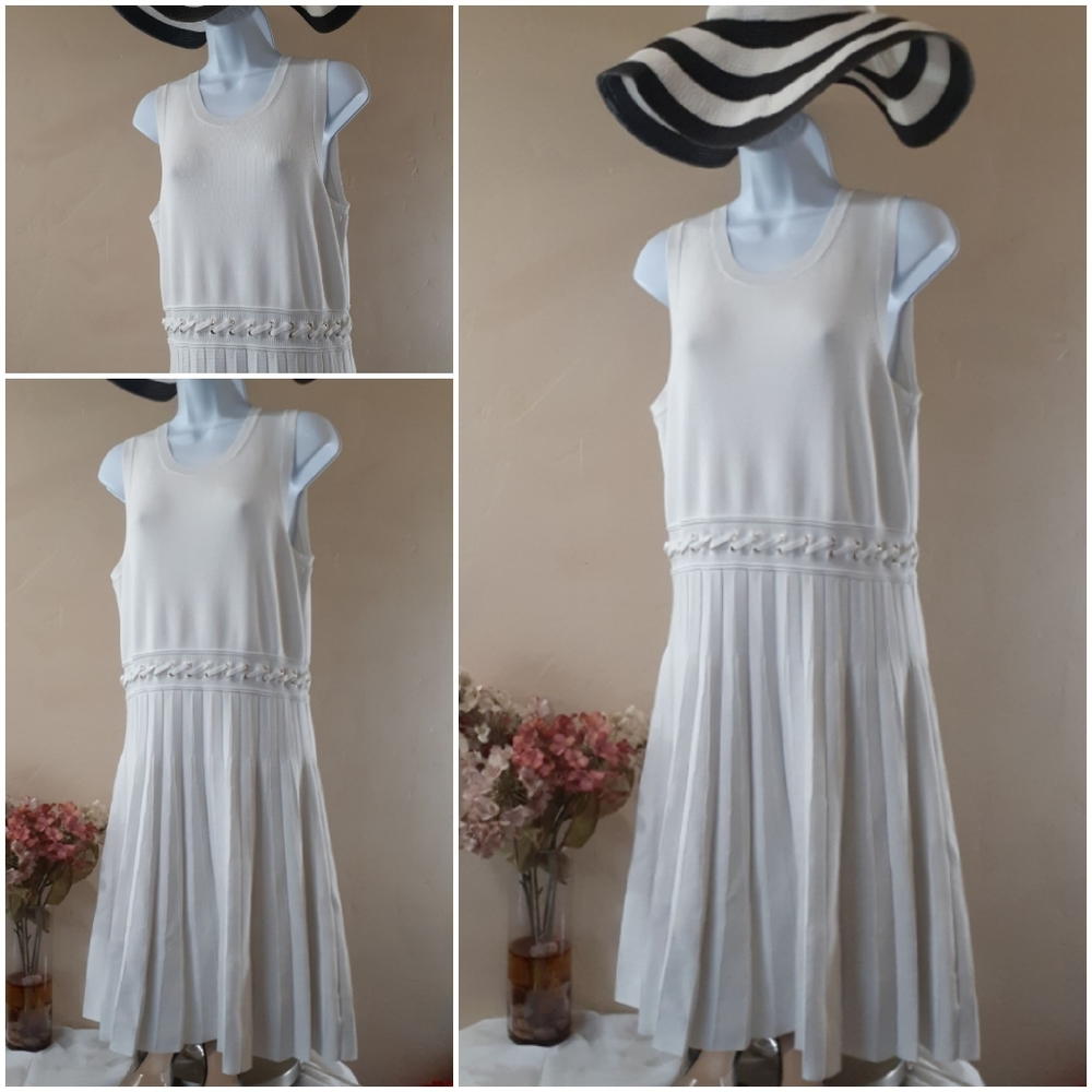 Michael Kors Lace Up Ponte Knit Dress